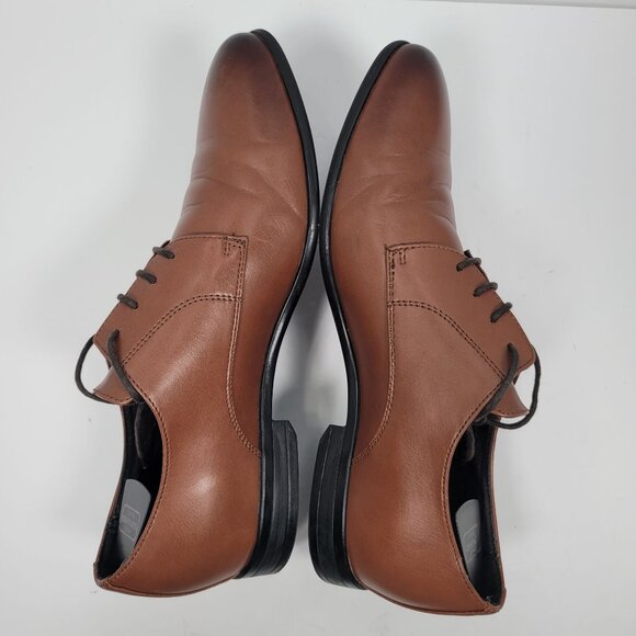 H&M Men's Low Heel Brown Oxfords Casual Dress Shoes US Size 11.5 - Picture 6 of 8